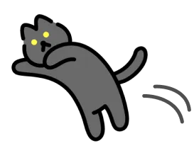 黒猫の画像